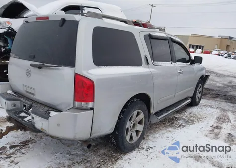 2004 Nissan Pathfinder Armada Le из США, поврежденный, VIN 5N1AA08B44N738623